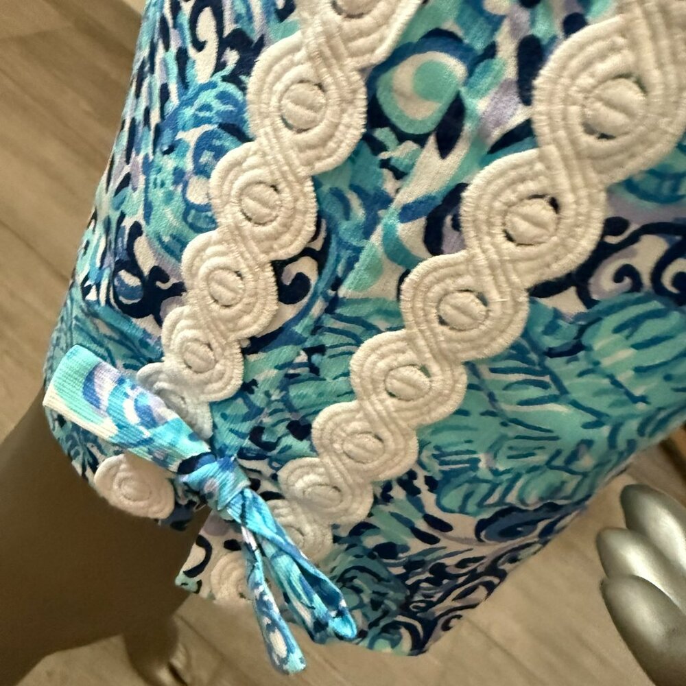 Lilly Pulitzer MILA SHIFT DRESS Light Aqua Spritz SIZE Size 6 - Picture 9 of 9